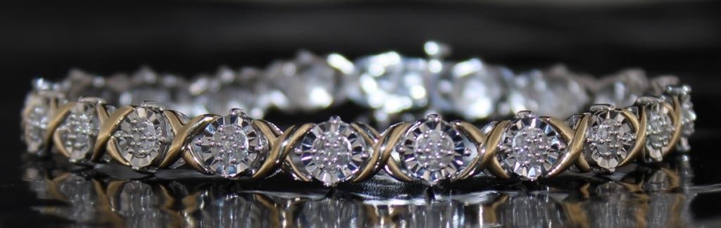 Brilliant 1.00 ct Diamond Designer Bracelet (1 of 3)