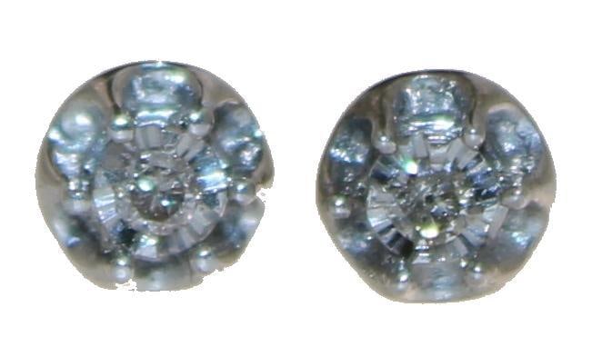 Round Brilliant Antique Style Stud Earrings (1 of 1)