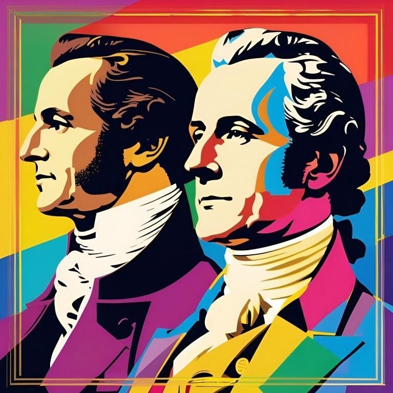 Hamilton & Burr Hand Signed by Charis: Hand Signed by Charis 1st Printing - Limited Edition of 500 Size: 14 x 18 Note that each print will be hand signed & numbered. The signature & number is notshown in the image. Insured Shipping