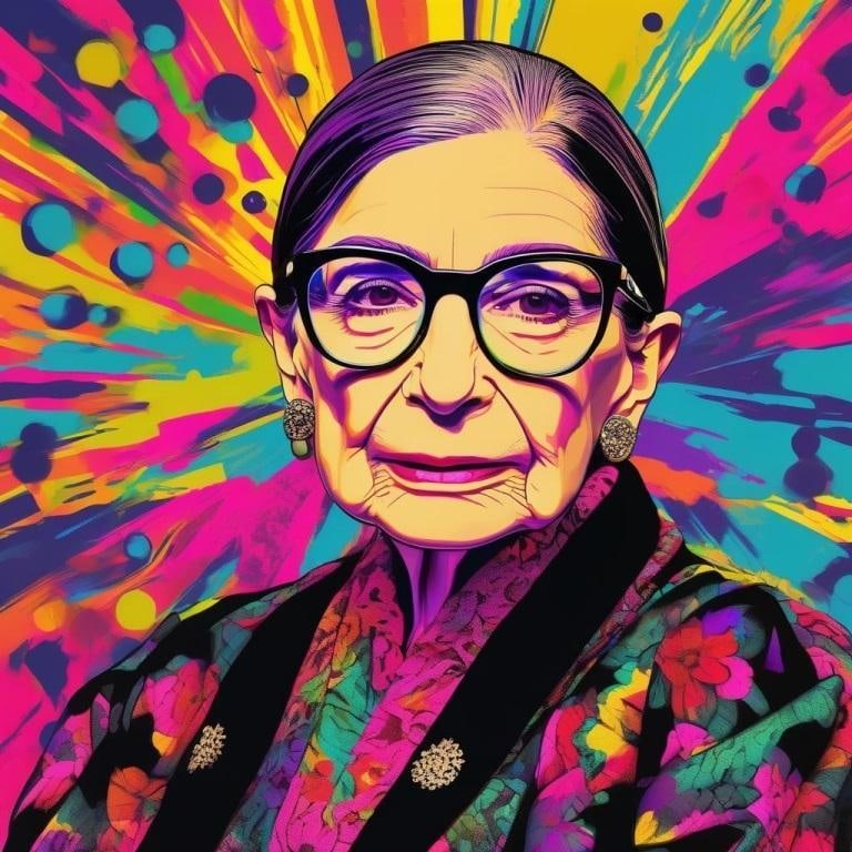 The Notorious RBG Hand Signed by Charis (1 of 1)