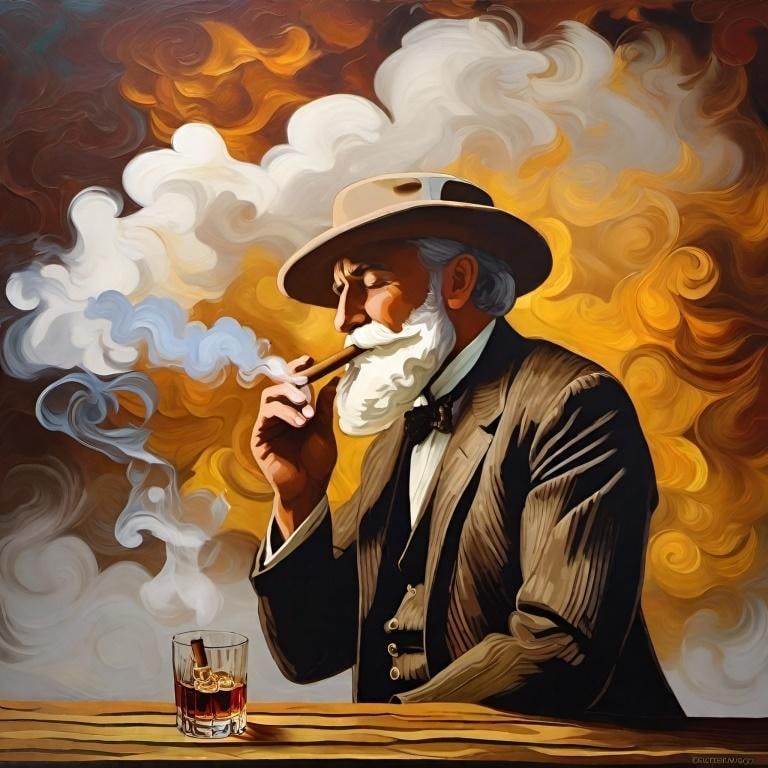 Pappy Van Winkle Hand Signed by Charis (1 of 1)