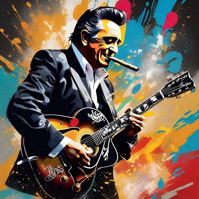 CASH Cigar 1 Hand Signed by Charis (1 of 1)