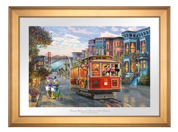 Mickey-Minnie San Francisco Framed Limited Edition (1 of 1)