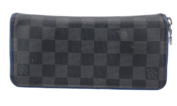 Louis Vuitton Black Damier Zip Long Wallet (1 of 2)