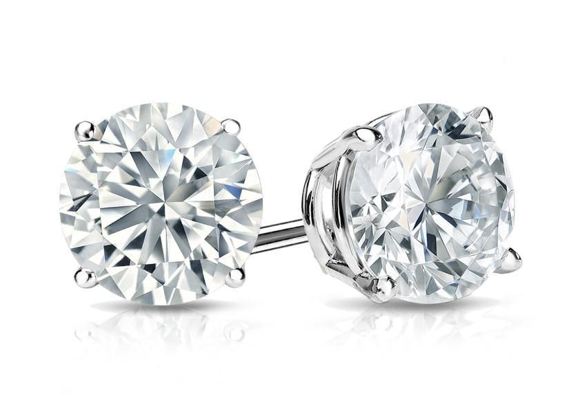 14k Gold 4.02 ct Brilliant VS1 Lab Diamond Studs: PGL Digital Appraisal. Retail Replacement Value $15,575 (2)Lab Diamonds Carat Weight: 4.02Cut Style: Round Color Grade: H Clarity Grade: VS1 Measurements: 8.00x8.00x4.90Gram Weight: 3.40 14kt Gold Scr