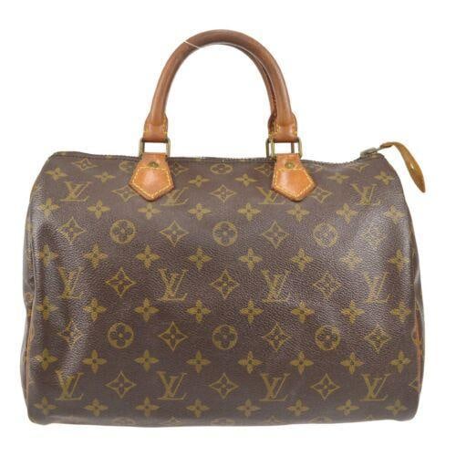 LOUIS VUITTON SPEEDY 30 BROWN MONOGRAM HANDBAG (1 of 7)