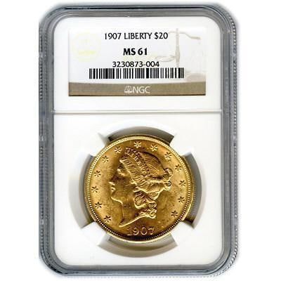 1877-1907 MS61 Liberty Gold $20.00 Double Eagle (1 of 2)