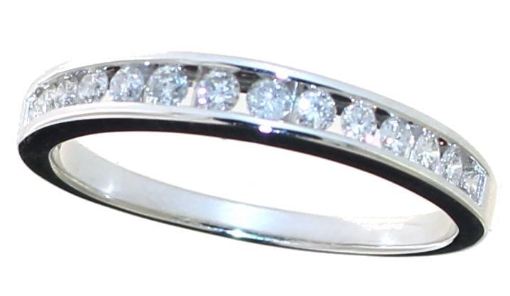 10kt Gold Channel Set 1/2 ct Diamond Band (1 of 2)