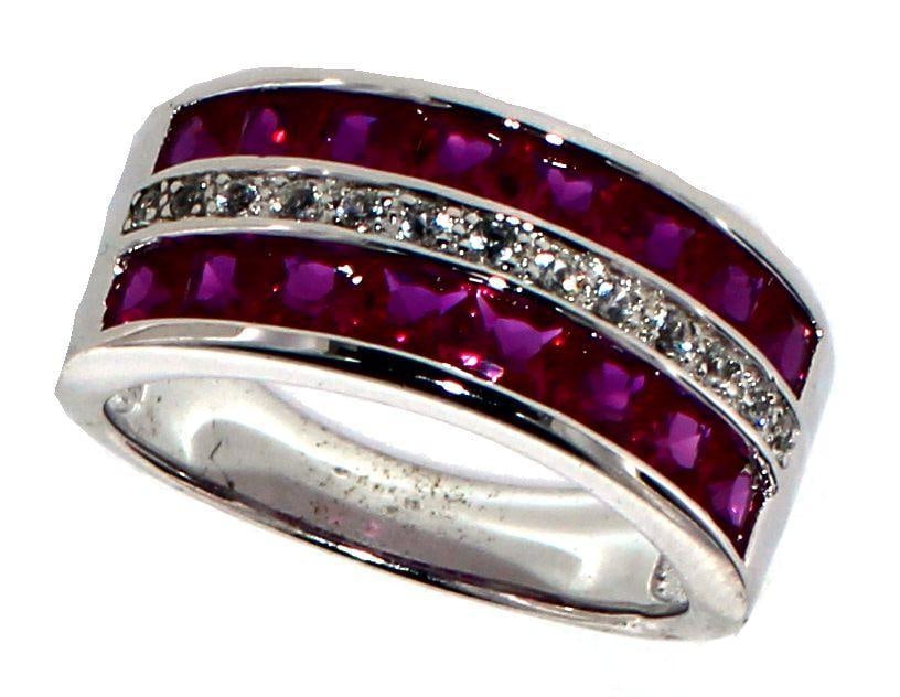 Quality 2.00 ct Invisible Set Ruby Ring (1 of 2)