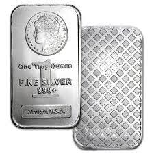 (20) 1 oz. .999 Fine Silver Morgan Dollar Bar (1 of 1)