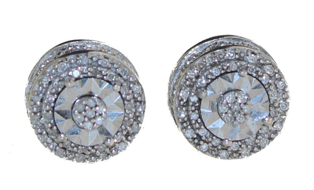 Round Brilliant Diamond Stud Earrings (1 of 1)