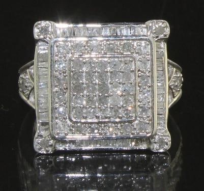 Princess Cut 1.00 ct Natural Diamond Ring (1 of 3)