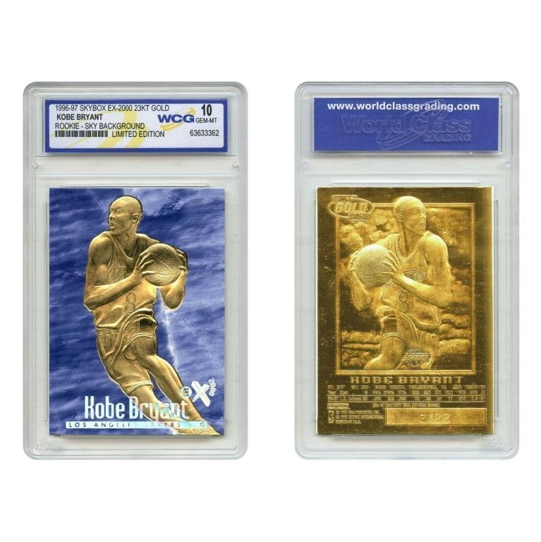 1996-97 23K Gold Kobe Bryant Rookie Card (1 of 1)