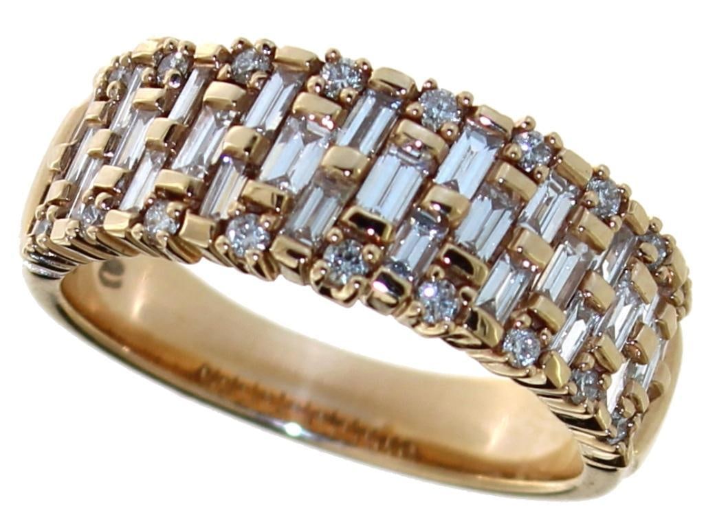 14kt Rose Gold 1.00 ct Diamond Designer Ring (1 of 4)