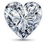 Heart Cut 2.50 Carat VS1 Lab Diamond (1 of 3)