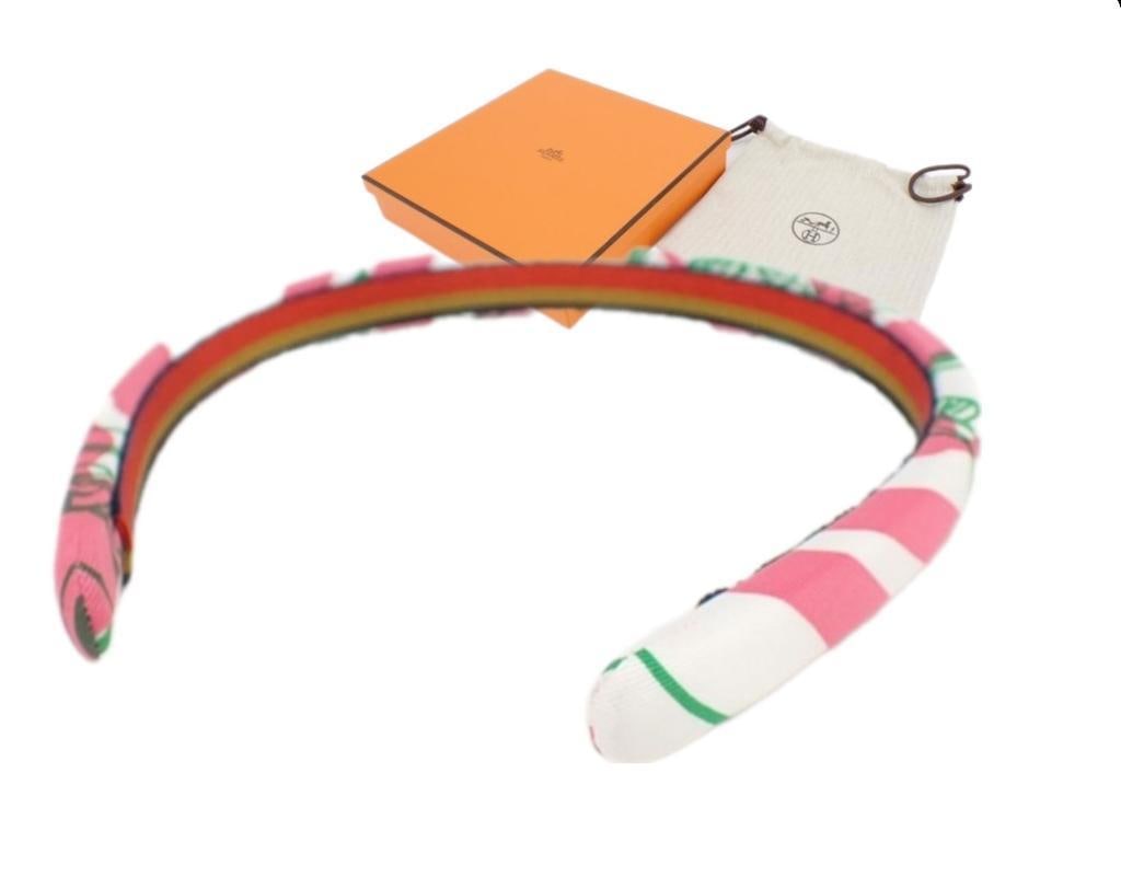 HERMES Katyusha Head Band: Important information regarding luxury brand items: Please carefully review the photographs provided as these items are pre-owned and may exhibit varying degrees of wear. Due to the nature of these it