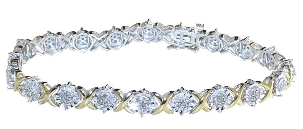 Stunning 1.00 ct Diamond Designer Bracelet (1 of 1)