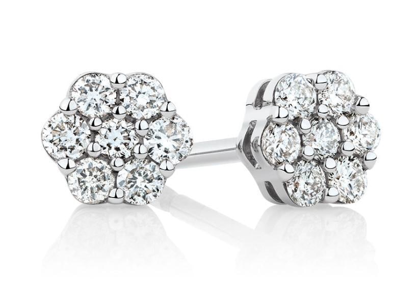 10kt Gold 1/4 ct Lab Diamond Stud Earrings (1 of 1)