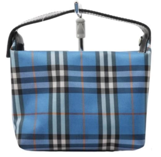 Burberry Mini Blue Nova Check Handbag (1 of 4)