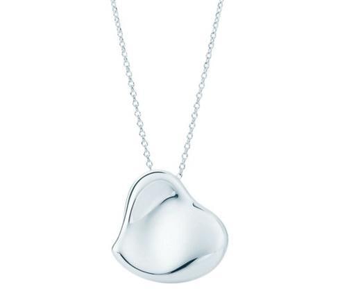 Tiffany & Co. Elsa Peretti Full Heart Necklace: Important information regarding luxury brand items: Please carefully review the photographs provided as these items are pre-owned and may exhibit varying degrees of wear. Due to the nature of these it