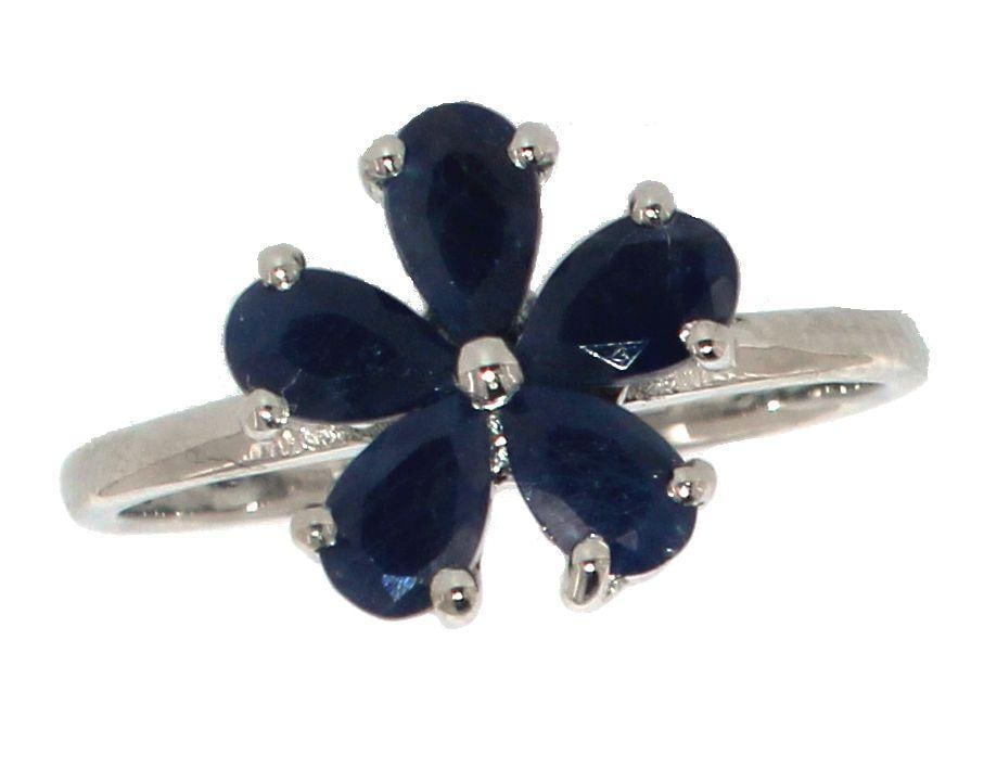 Natural 1.54 ct Sapphire Dinner Ring (1 of 2)