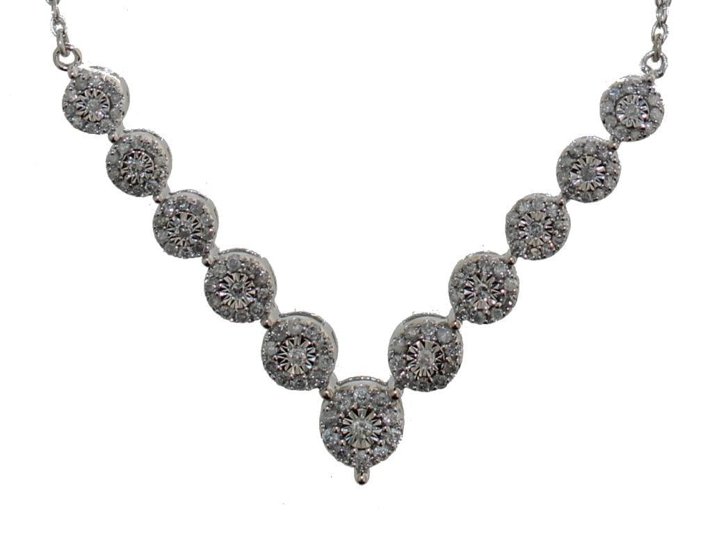 Stunning 1/2 ct Diamond Evening Necklace (1 of 2)
