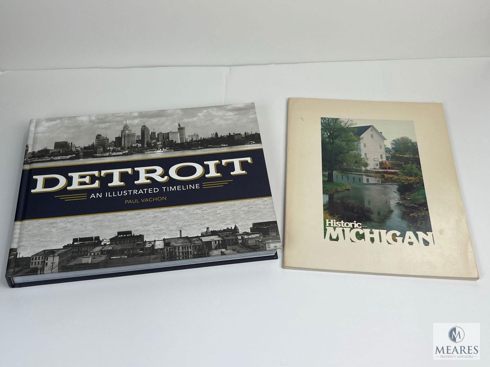 Detroit Coffee Table Book Signed by the Author and "Historic Michigan" (1 of 12)