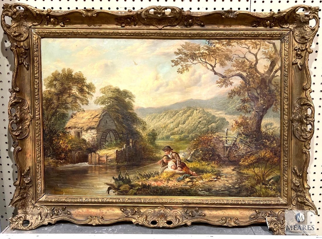 Framed and Signed by Walker Oil on Panel (1 of 11)