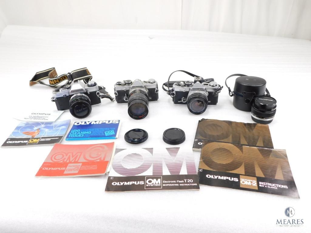 Olympus Cameras with Manuals and Lenses (1 of 20)