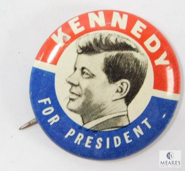John F. Kennedy Original Campaign Pin, Mint Condition (1 of 2)