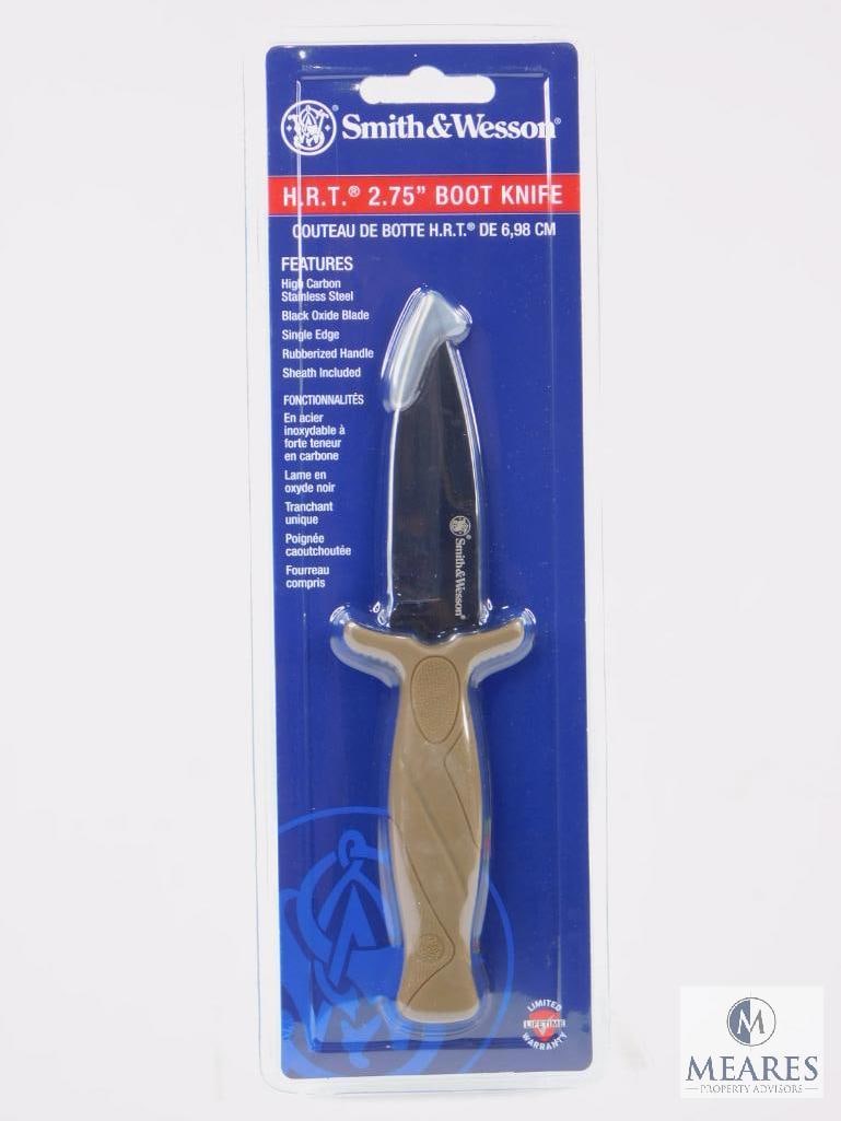 New Smith and Wesson Fixed Blade Tactical Knife with Sheath (1 of 4)