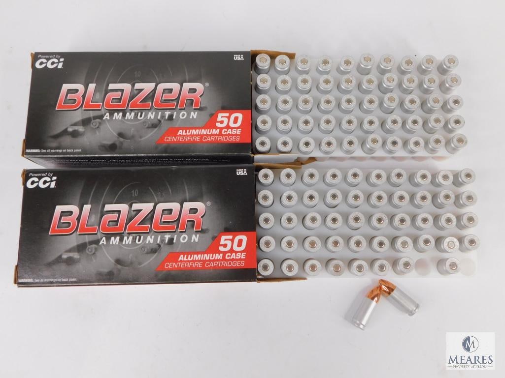 100 Rounds CCI Blazer 9mm Ammo. 115 Grain FMJ (1 of 3)