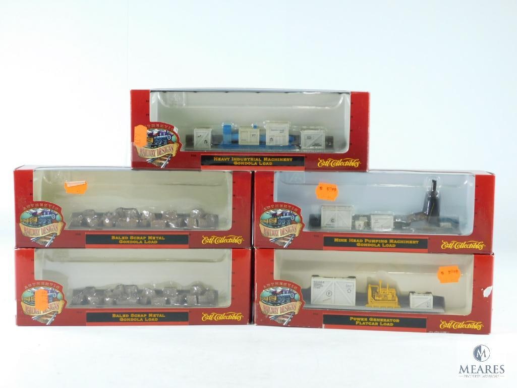Five Ertl Collectibles HO Scale High Detail American Classics Series Gondolas (1 of 8)