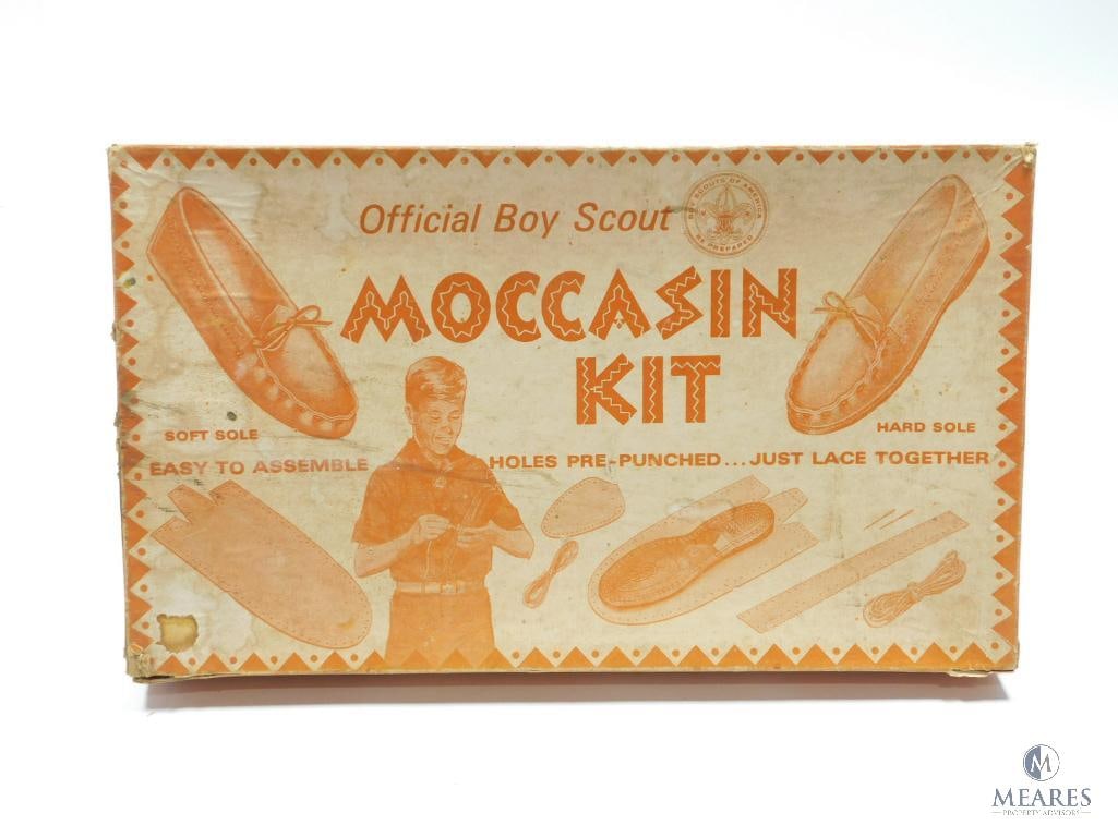 Boy Scouts Of America Official Boy Scout Moccasin Kit Auction
