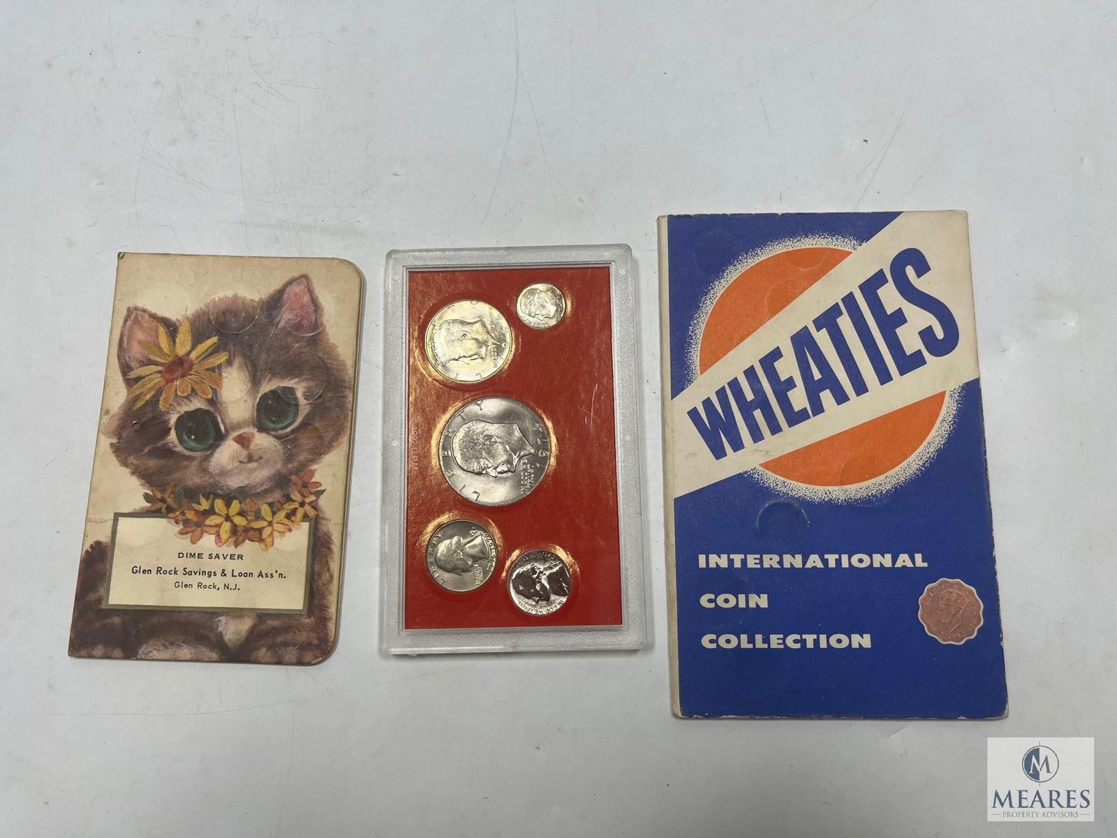 Two Vintage Coin Holders with Coins and Patriot Series 5-Coin Set (1 of 5)