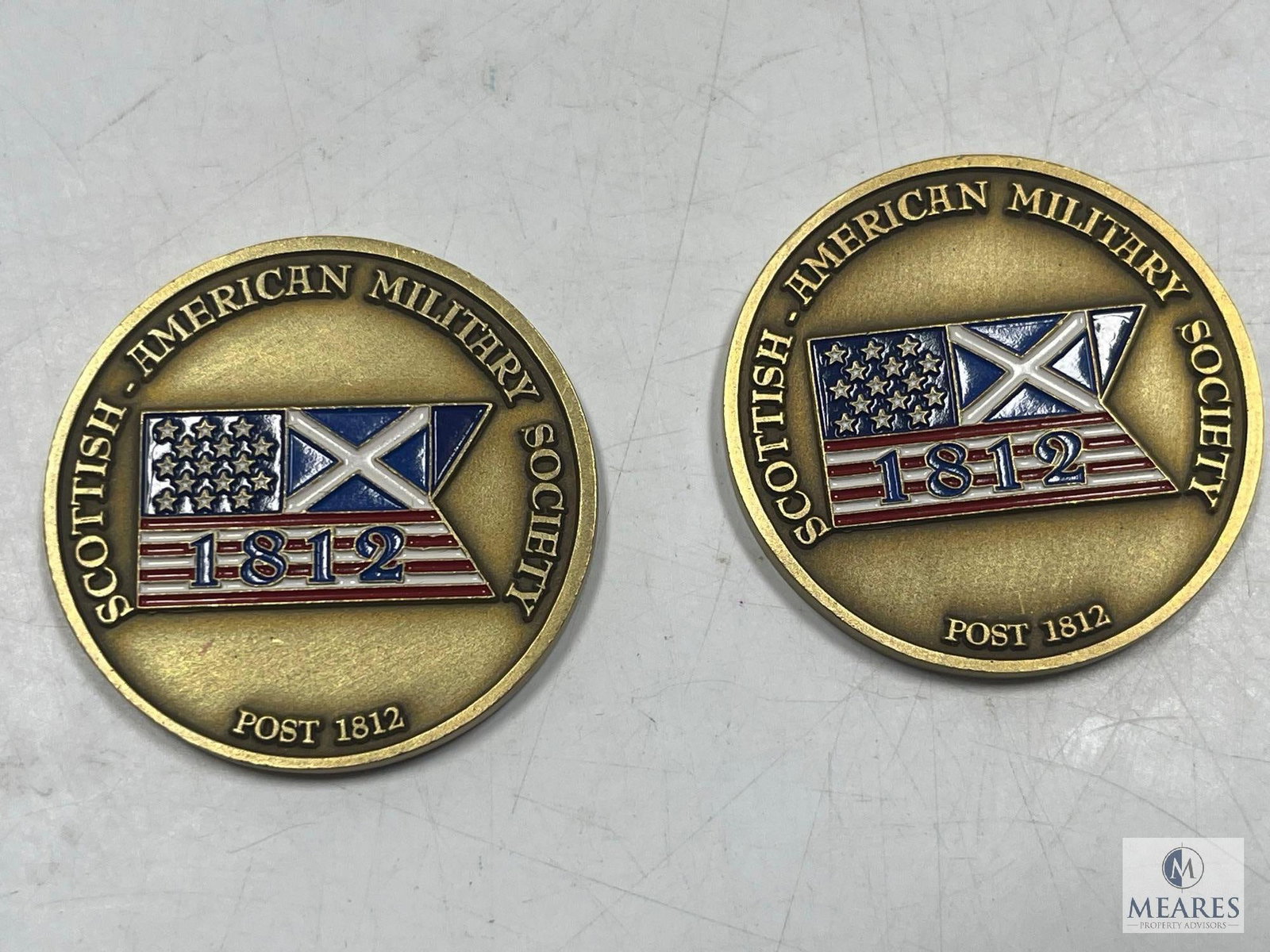 Challenge Coins - Scottish American Military Society:  