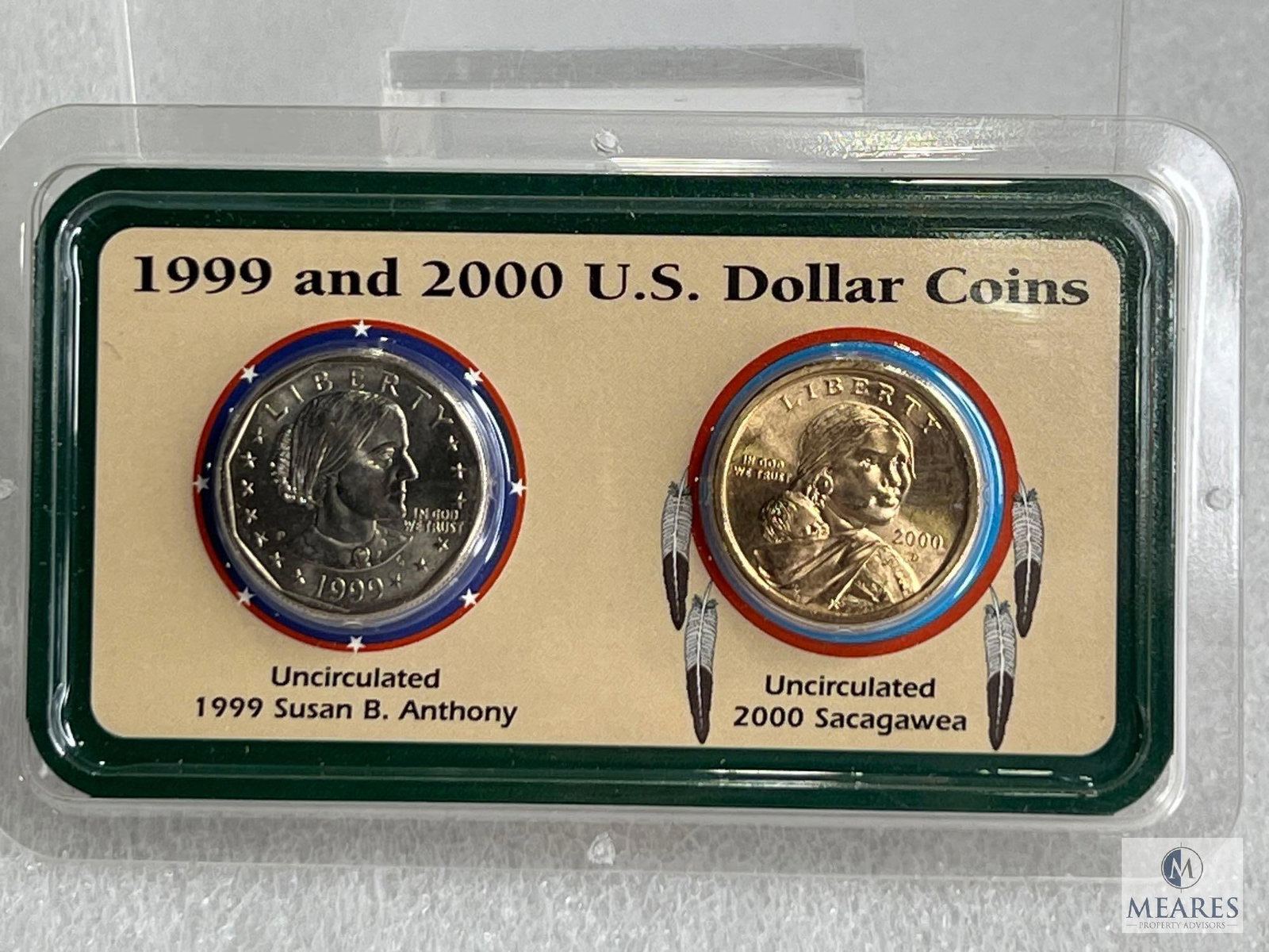 1999 and 2000 US Dollar Coins:  