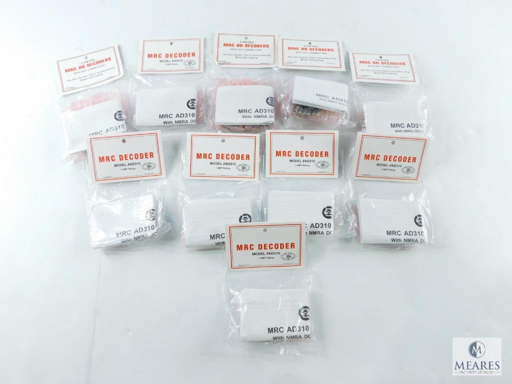 10 3 Piece MRC HO Decoders with DCC Connectors (1 of 4)