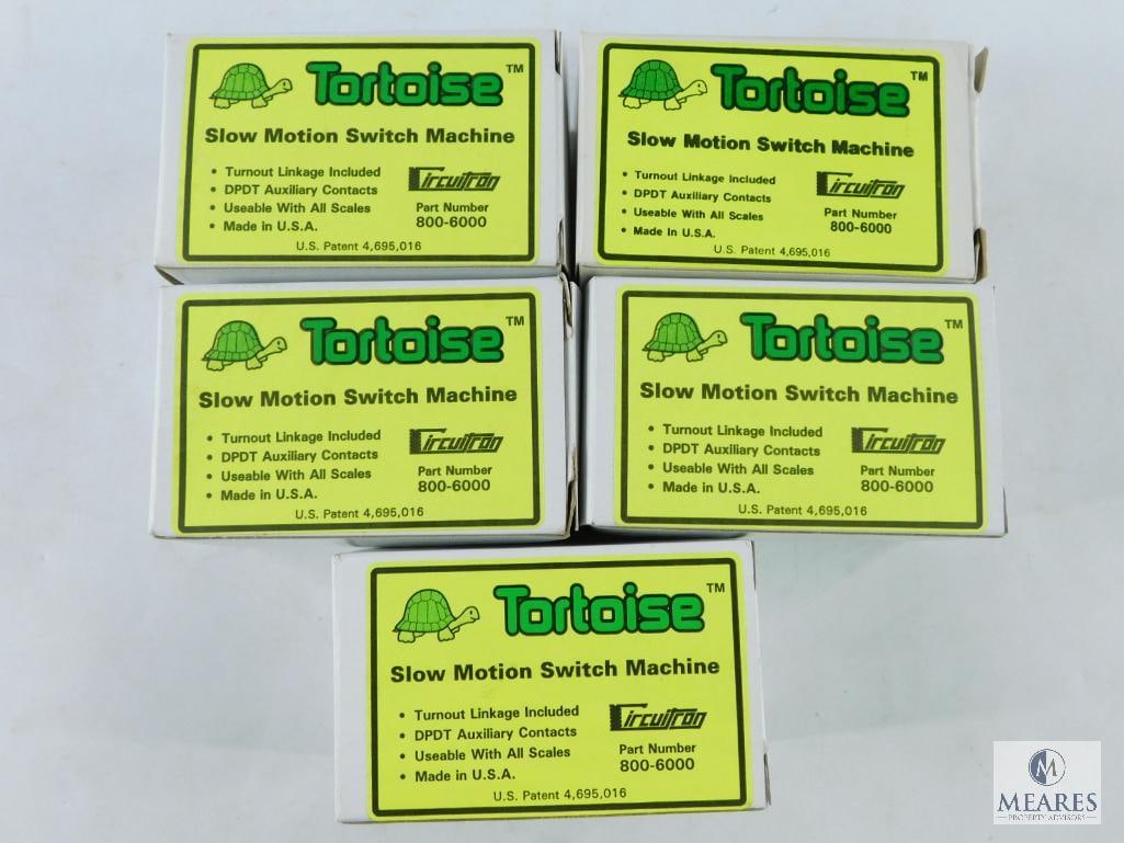 Six Boxes of Tortoise Slow Motion Switch Machines (1 of 2)