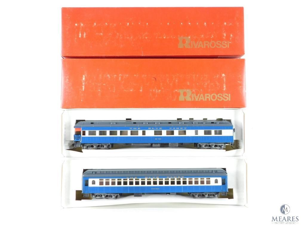 Two Rivarossi HO Scale Central RR of New Jersey Blue Comet Passenger Cars (1 of 4)