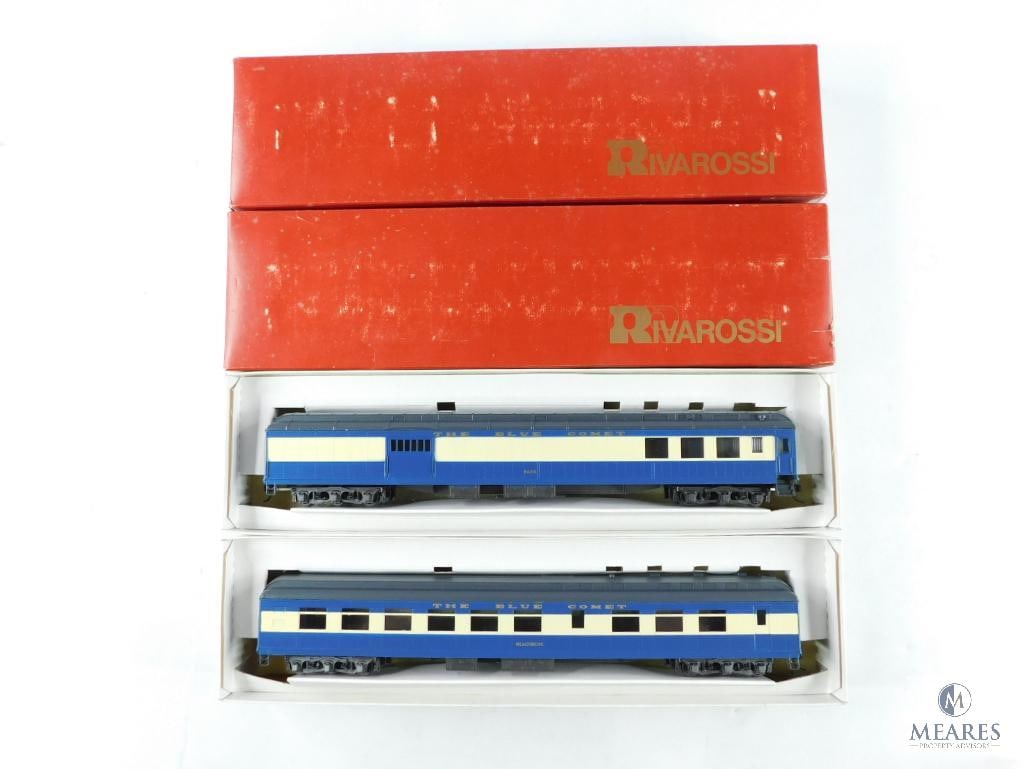 Two Rivarossi HO Scale Central RR of New Jersey Blue Comet Passenger Cars (1 of 4)