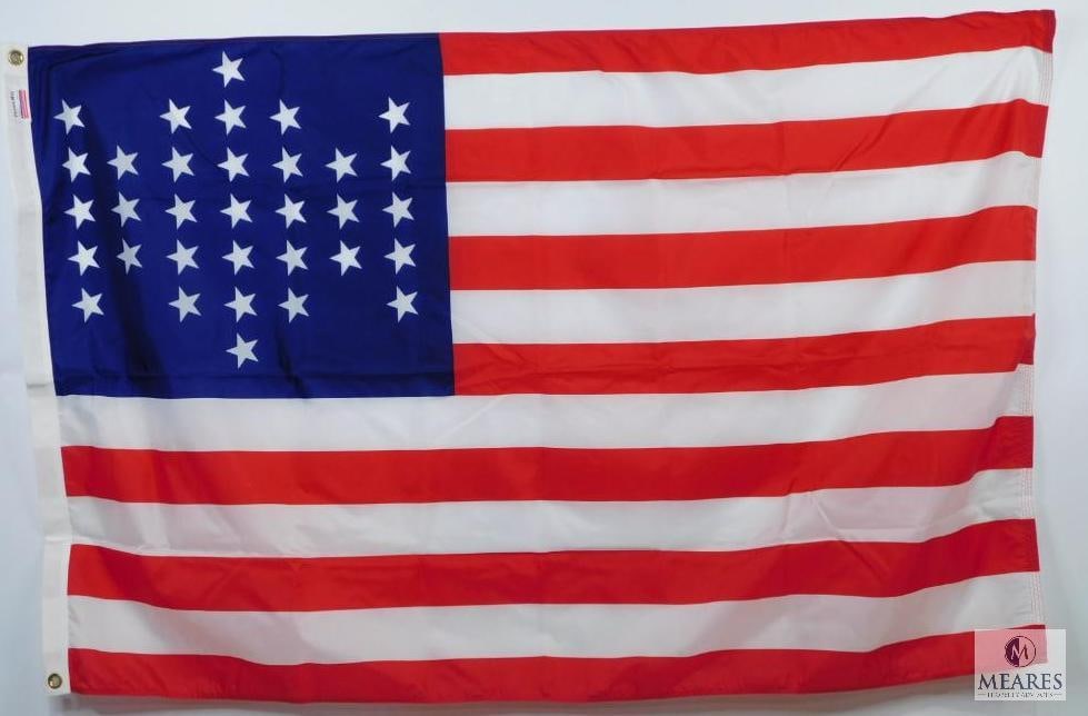 3'x5' 34-Star United States Flag with Two Brass Grommets (1 of 5)