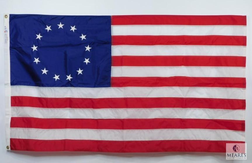 3'x5' 13 Star United States Flag with Two Brass Grommets (1 of 4)