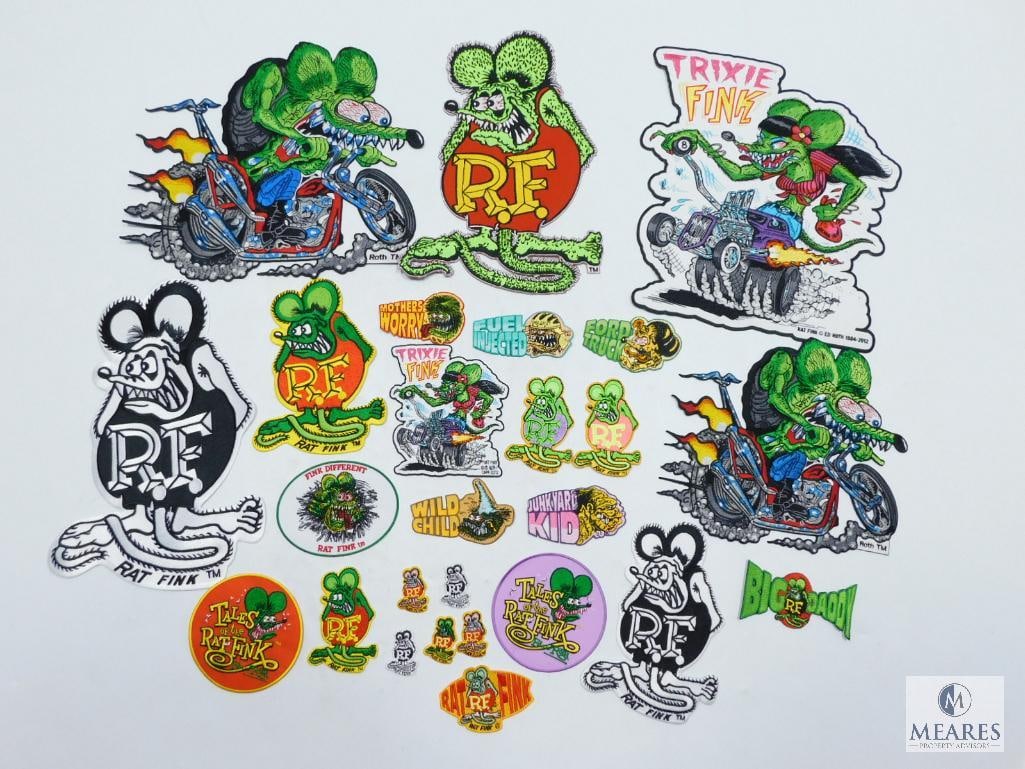 Variety of Patches, Includes Rat Fink, Trixie Fink. Big Daddy, and More: See Photos for Details This item can be shipped. The UPS Store in Taylors, SC, will handle the shipping of this item unless the buyer chooses their own shipping company. If the buyer chooses their own