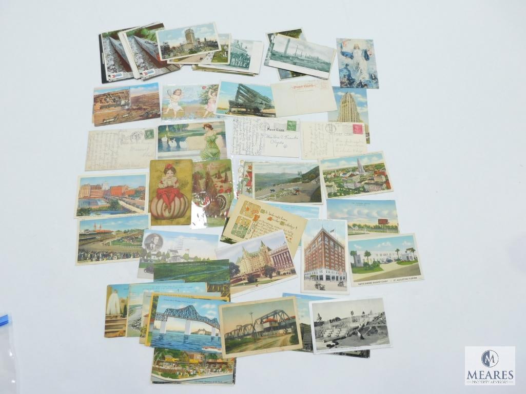 Variety of Used and Unused Postcards (Dated of 1915, 1948, 1909) (1 of 11)