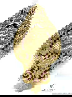 Excellent Vintage Carnival Carousel Rounding Board - Restored Paint: Fantastic find from an Upstate South Carolina carnival/midway designer. This piece is in restored condition with newer paint and original wiring and light sockets. Untested. Some cosmetic