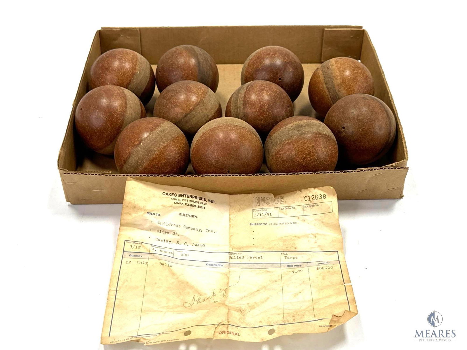 Group of 12 Vintage Skee-Ball or Carnival Game Balls (1 of 4)