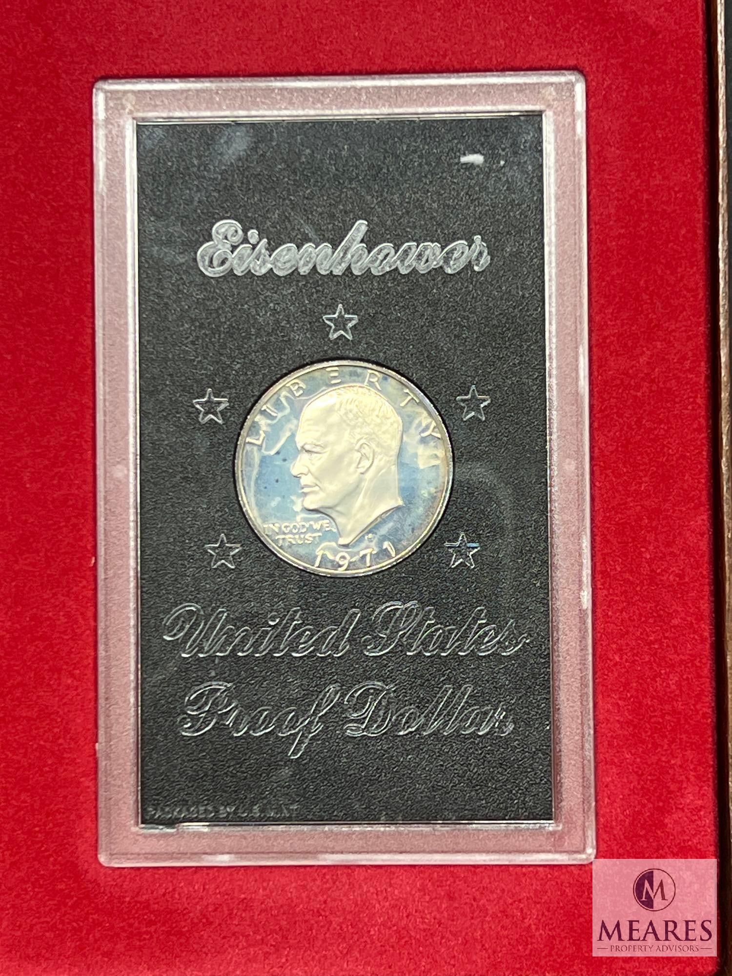 US Mint Proof 1971 Eisenhower Silver Dollar in Mint Packaging (1 of 2)