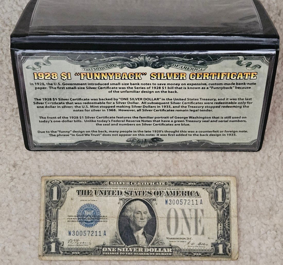 1928 FUNNY BACK $1 SILVER CERTIFICATE (1 of 2)