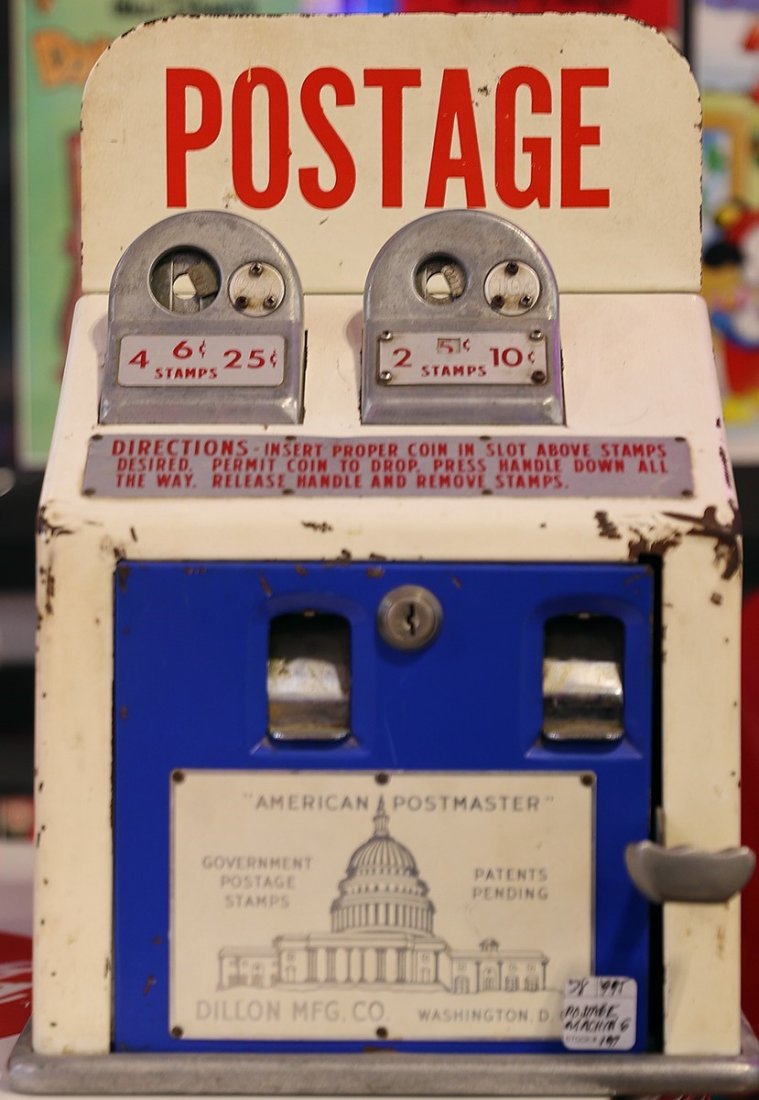 ORIGINAL AMERICAN POSTMASTER STAMP MACHINE (1 of 1)
